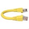 Add-On 6IN RJ-45 MALE TO RJ-45 MALE CAT6A STRAIGHT YELLOW UTP COPPER PVC PATC ADD-0-5FCAT6A-YW - alternate 6